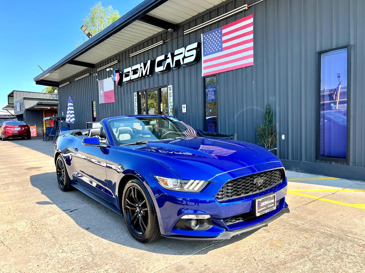 Used 2015 Ford Mustang EcoBoost Premium Convertible for sale $17,995 at AAN Master 2027 in Gurnee IL 60031 1